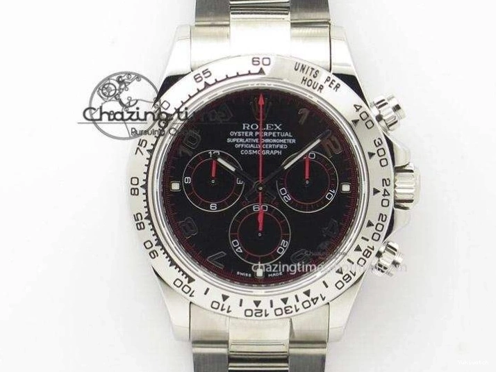 126506 1:1 Edition Ice Best SH4131 Daytona Strap V5 on Blue QF SS Dial Bracelet 0330